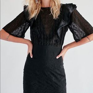 Free People | Mackenzie Mini Dress | Black mini